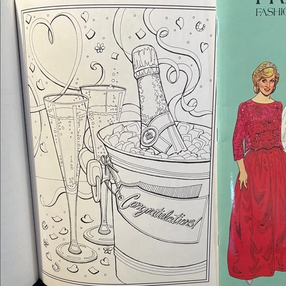 Royal Wedding Coloring and Paper Doll Books - Picture 3 of 16